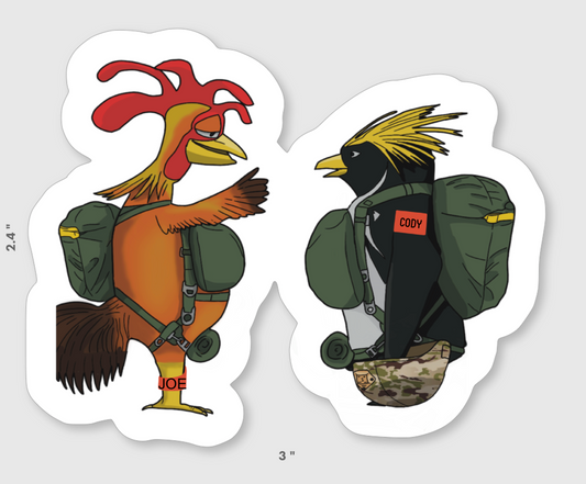 Cody Chicken Joe Sticker
