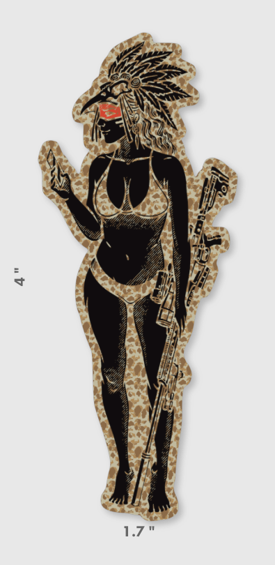 Azteca Selfie Sticker