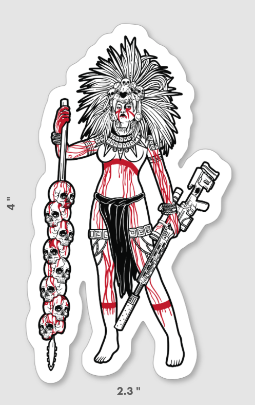 Hermosa Muerte Sticker