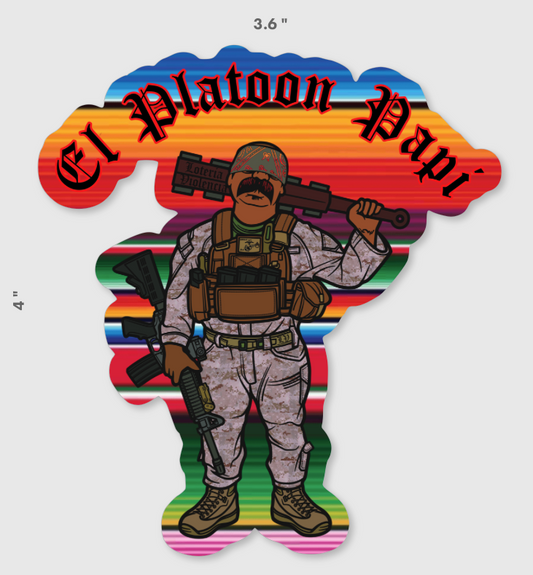Marine Papi Sticker