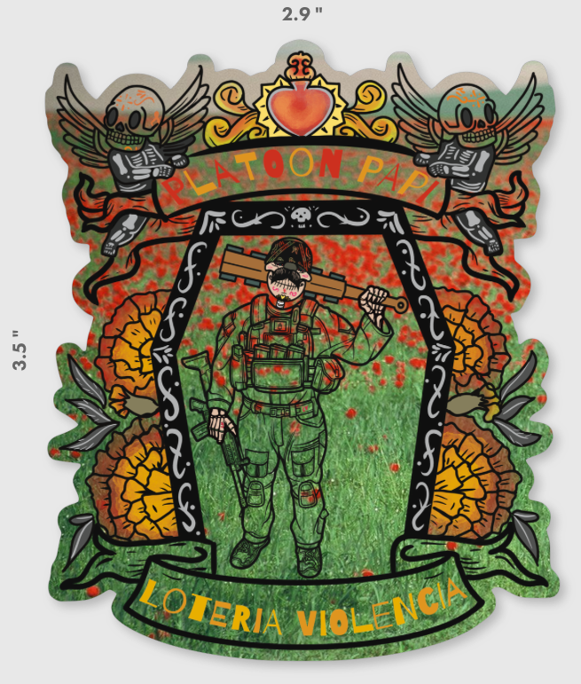 Muerto Papi Sticker
