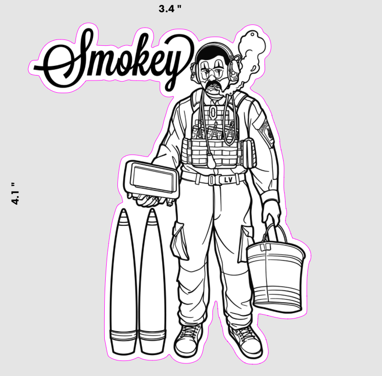 Smokey Sticker