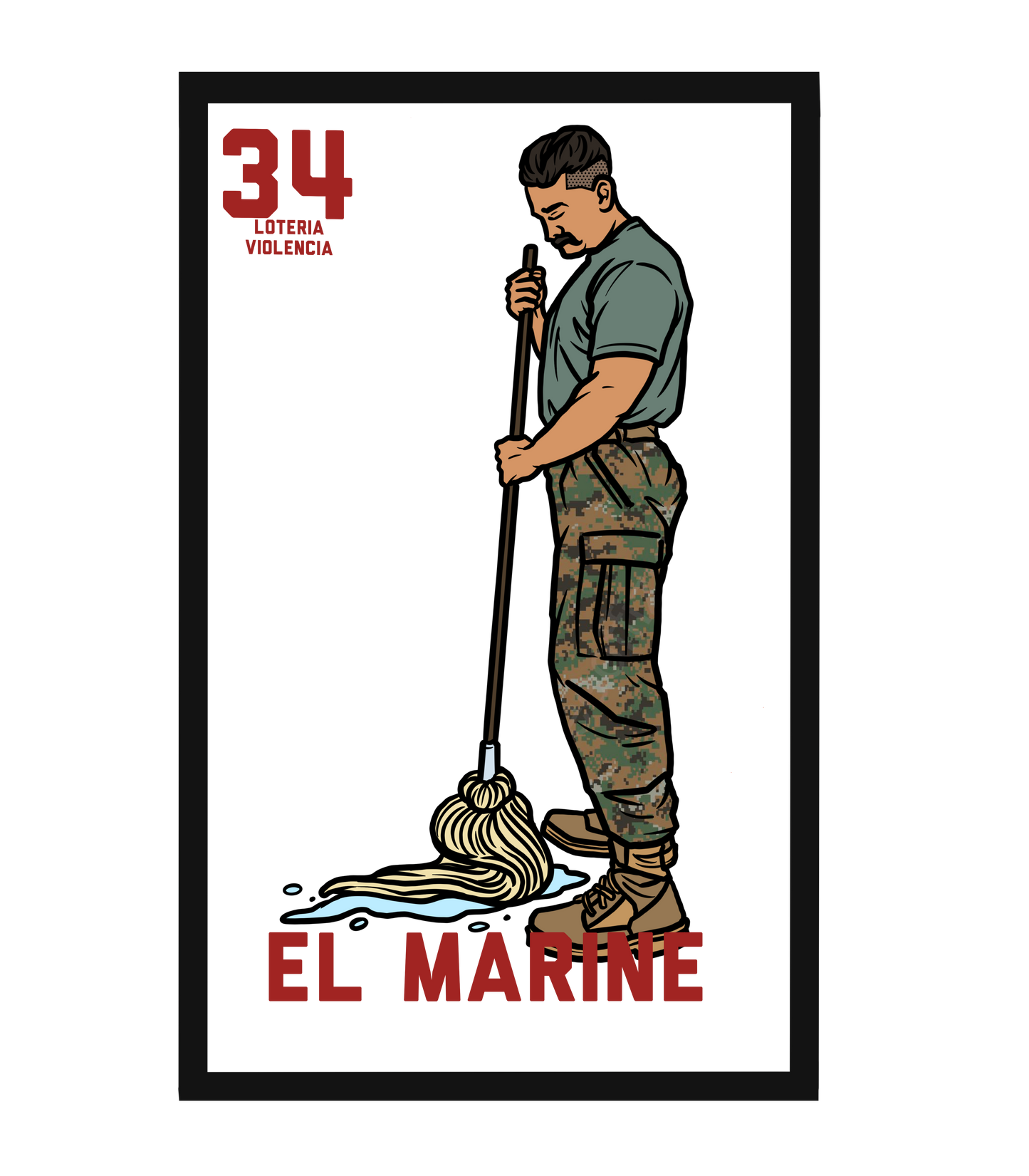 EL Marine Sticker