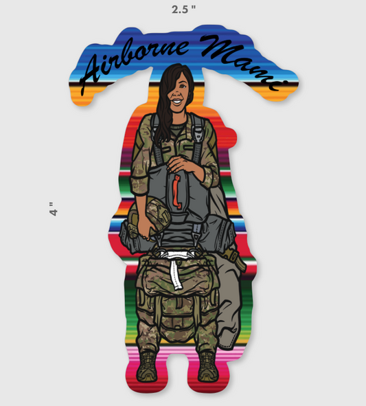Airborne Mami Sticker