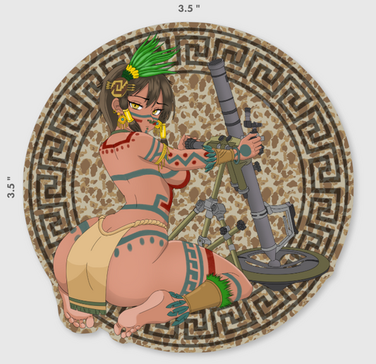 Mortar Waifu Sticker