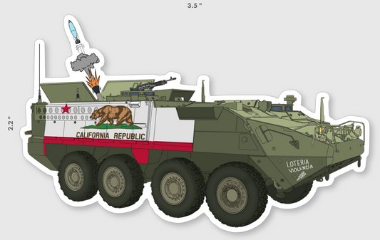 Stryker Flag Sticker