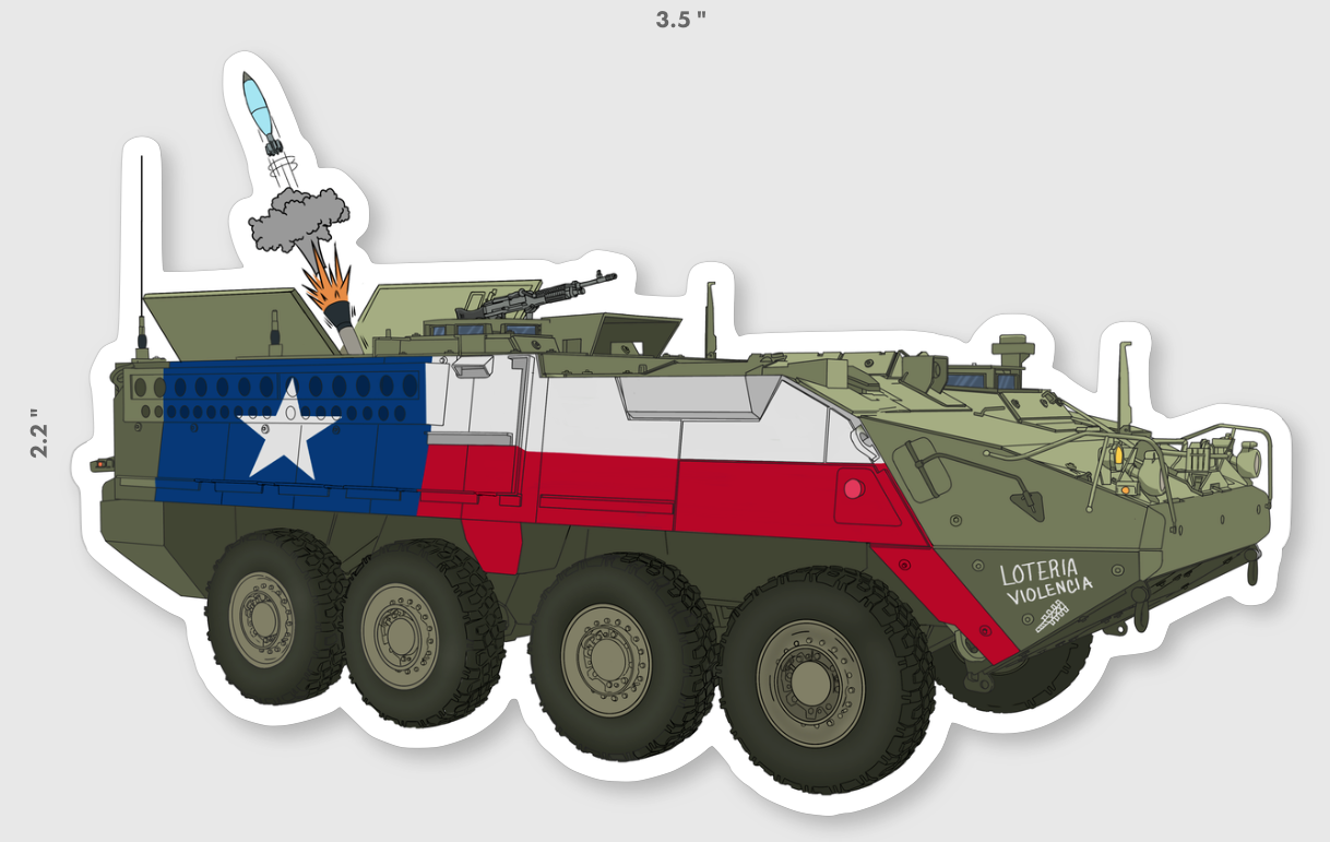 Stryker Flag Sticker
