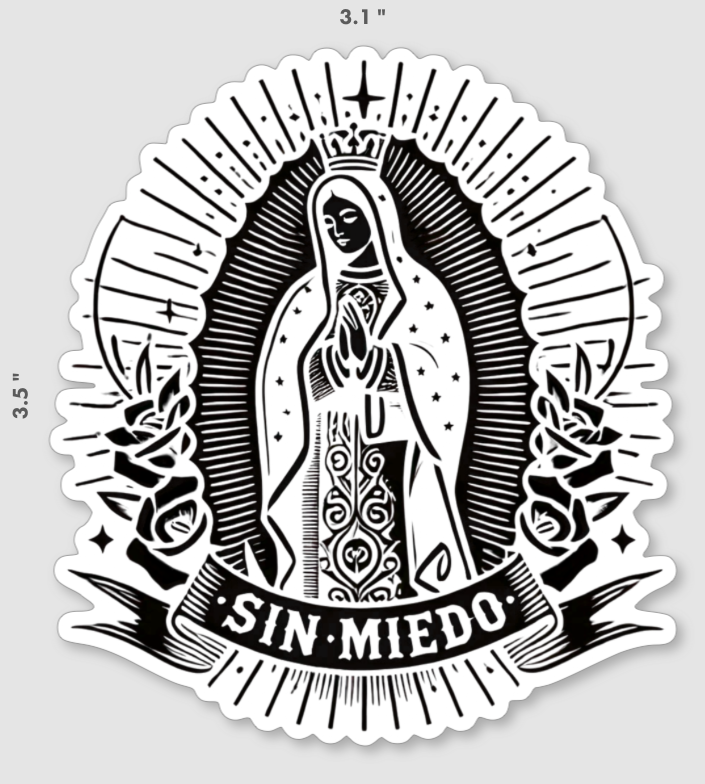 Sin Miedo Sticker