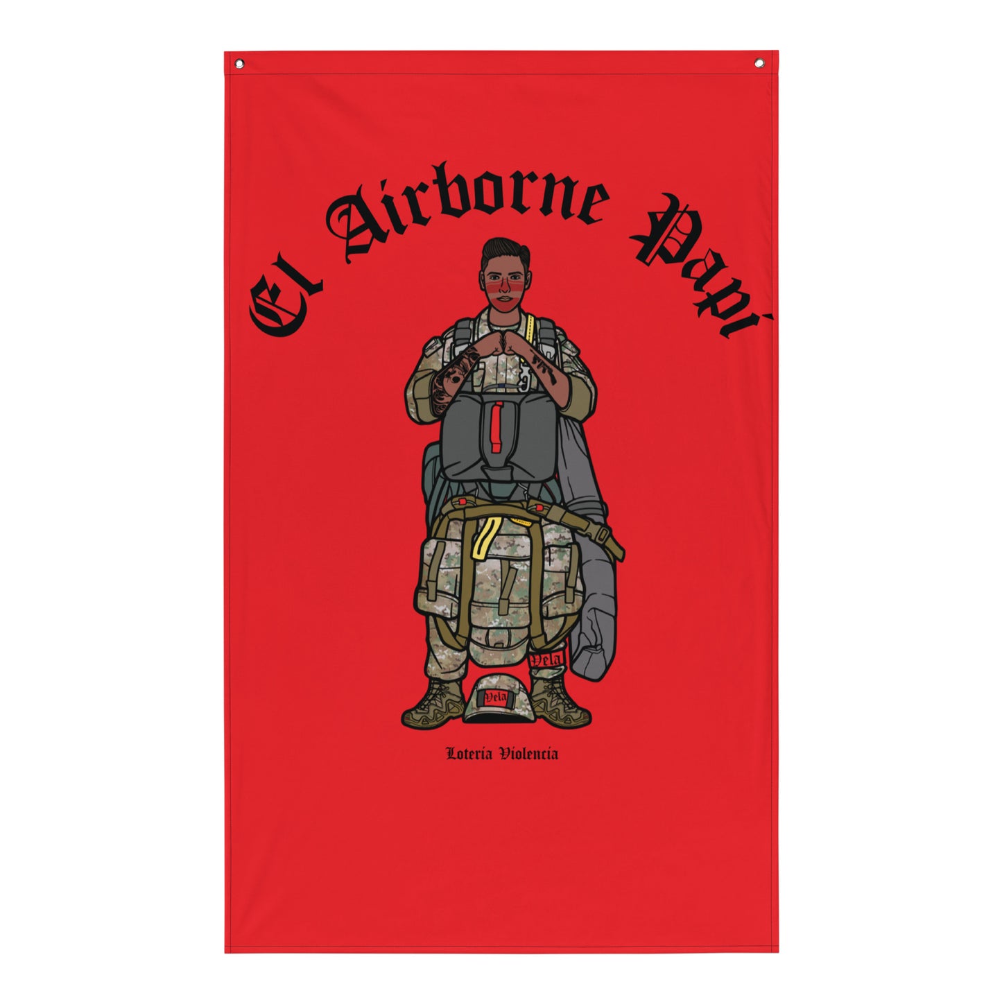 Airborne Papi Flag