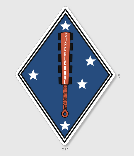 1st Mar Div Sticker