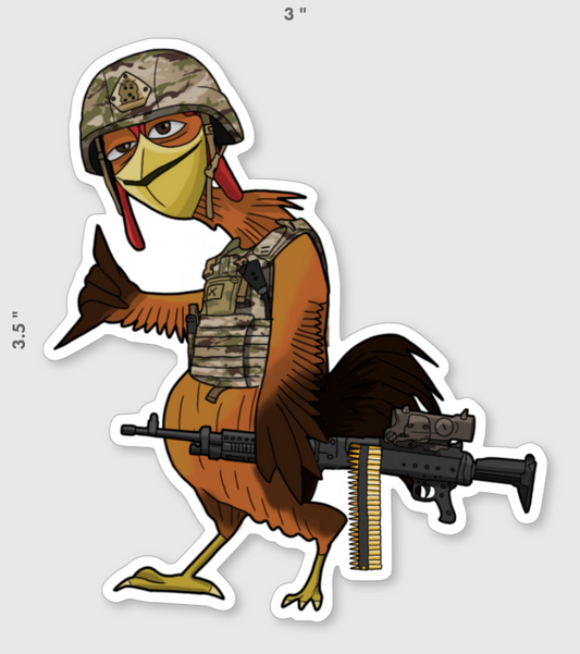 Chicken Joe 240 Sticker