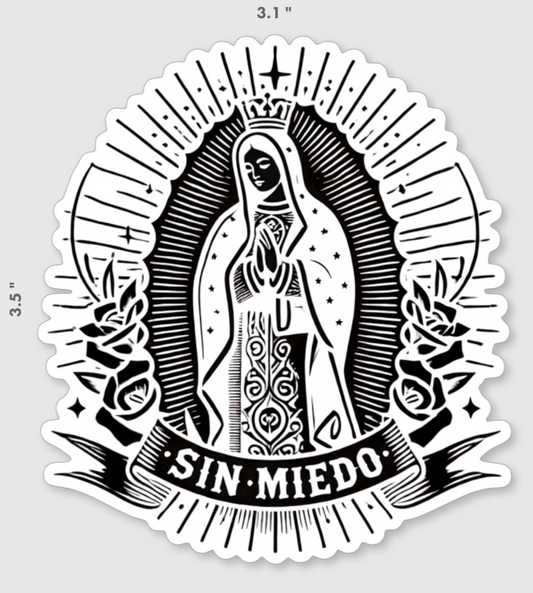 Sin Miedo Sticker