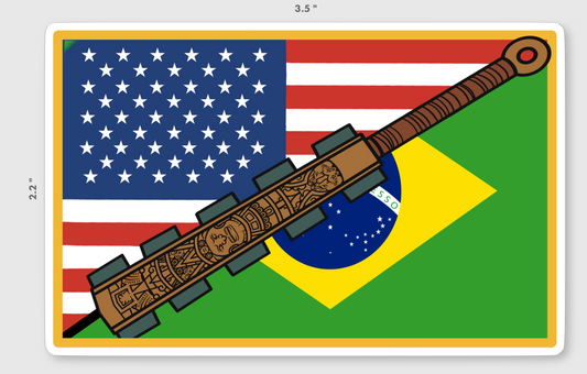 Latino Flag Stickers